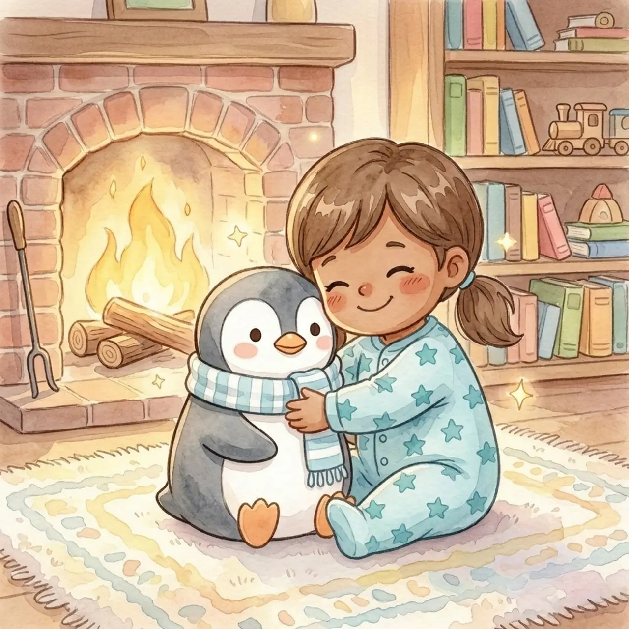 Kaft van een gepersonaliseerd kinderboek met een meisje als hoofdpersoon